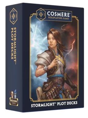 Stormlight Plot Decks - Blue/Black Roleplaying Game Cards